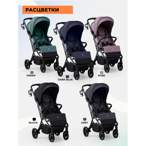 Прогулочная коляска SBL Aura Plus Basic Rose