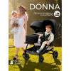 Прогулочная коляска с люлькой-переноской Sweet Baby Donna Black