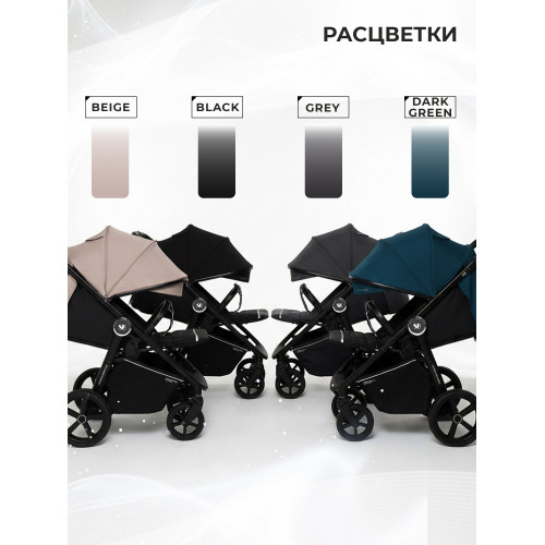 Прогулочная коляска Sweet Baby Contente Plus Basic Black
