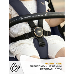 Прогулочная коляска Sweet Baby Aura Dark Blue