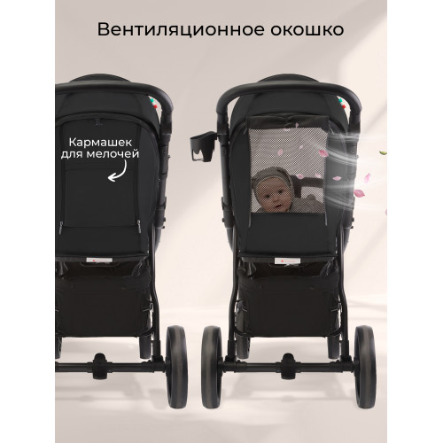Прогулочная коляска Sweet Baby Carisma Black