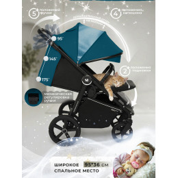 Прогулочная коляска Sweet Baby Contente Plus Basic Dark Green