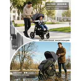 Прогулочная коляска Sweet Baby Contente Plus Basic Grey