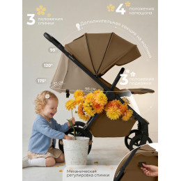 Прогулочная коляска SBL Elegante D Brown