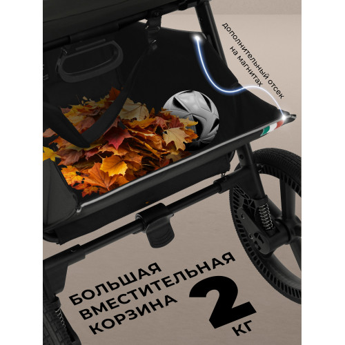Прогулочная коляска SBL Elegante S Dark Grey