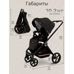 Прогулочная коляска Sweet Baby Cupola Moon Black