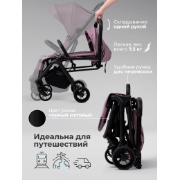Прогулочная коляска SBL Aura Basic Rose