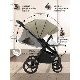 Прогулочная коляска SBL Elegante S Light Green