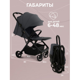Прогулочная коляска Sweet Baby Colibri Grey