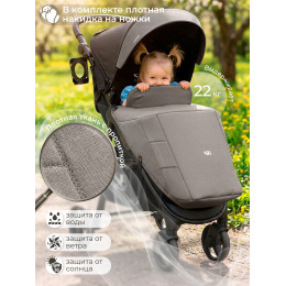 Прогулочная коляска Sweet Baby Rapido Dark Grey