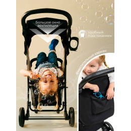 Прогулочная коляска Sweet Baby Rapido Dark Grey