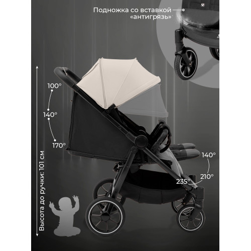 Прогулочная коляска Sweet Baby Donna Gray