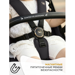 Прогулочная коляска Sweet Baby Aura Black