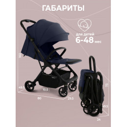 Прогулочная коляска Sweet Baby Colibri Dark Blue