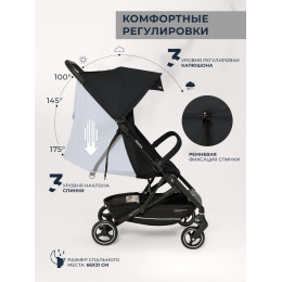 Прогулочная коляска Sweet Baby Grazia Black