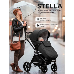 Прогулочная коляска Sweet Baby Stella Black