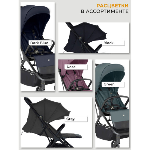 Прогулочная коляска Sweet Baby Aura Grey
