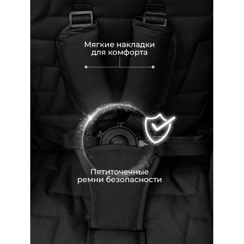 Прогулочная коляска Sweet Baby Donna Black