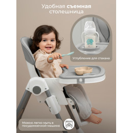 Стульчик для кормления Sweet Baby Roma Gray