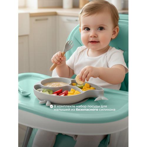 Стульчик для кормления Sweet Baby Roma Turquise