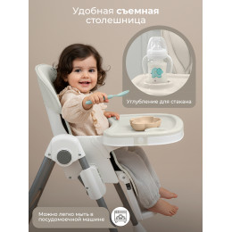 Стульчик для кормления Sweet Baby Roma Light Gray