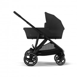 Купить коляску 2в1 Cybex Gazelle S, в цвете Moon Black (Black Frame) (для двойни)