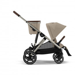 Купить коляску 2в1 Cybex Gazelle S, в цвете Almond Beige (для двойни)