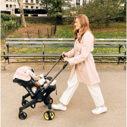 Автокресло-коляска Doona+ (0-13 кг), Blush Pink (Розовый)