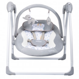 Электронные качели STAR light (0-9 кг), с USB пров., п/у, 15 мел., 5 скоростей, москитка(упак.4 шт.) (серый)