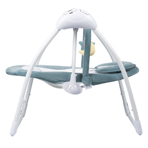 Электронные качели STAR light (0-9 кг), с USB пров., п/у, 15 мел., 5 скоростей, москитка(упак.4 шт.) (синий)