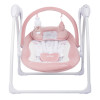 Электронные качели STAR light (0-9 кг), с USB пров., п/у, 15 мел., 5 скоростей, москитка(упак.4 шт.) (розовый)
