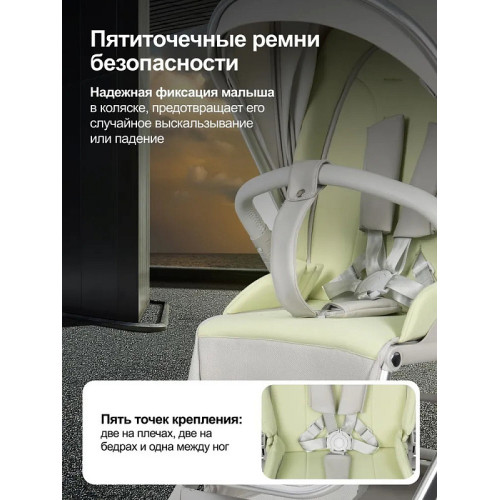 Коляска прогулочная Farfello Olivia O1s,серый