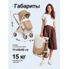 Коляска прогулочная Farfello Olivia O2b,бежевый