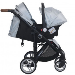 Детская прогулочная коляска Farfello Bino Angel Comfort серебристый