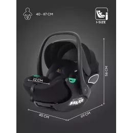 Автокресло Rant Evomax (40-87см) Black