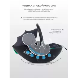 Автокресло Rant Miro (40-87см) Dark grey