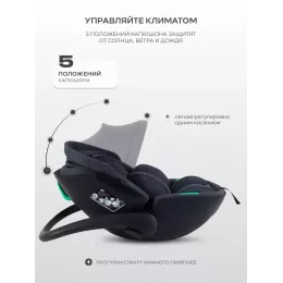 Автокресло Rant Miro (40-87см) Dark grey