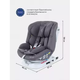 Автокресло Rant Nitro isofix 0/1/2/3 (0-36 кг) Grey