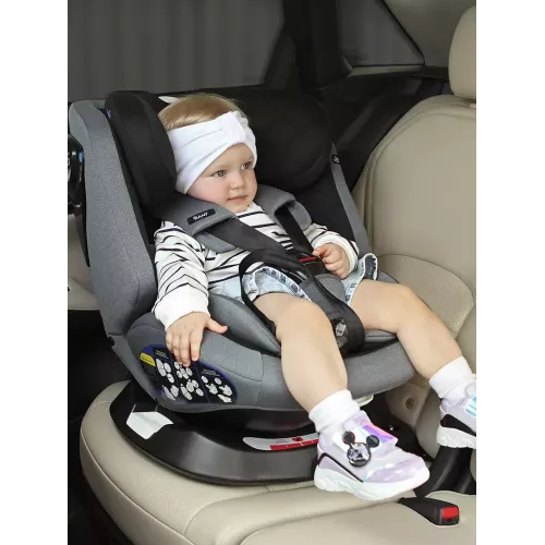 Автокресло Rant Nitro isofix 0/1/2/3 (0-36 кг) Grey/Black