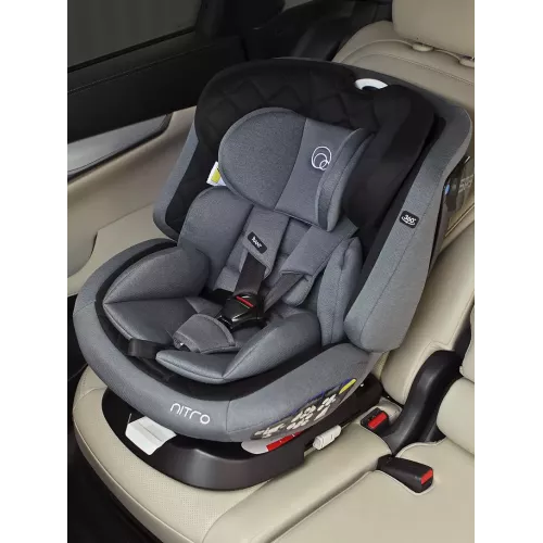 Автокресло Rant Nitro isofix 0/1/2/3 (0-36 кг) Grey/Black