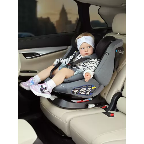 Автокресло Rant Nitro isofix 0/1/2/3 (0-36 кг) Grey/Black