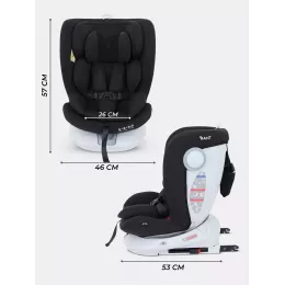 Автокресло Rant Drive Isofix 0/1/2/3 (0-36 кг) Black