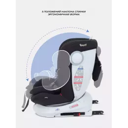 Автокресло Rant Drive Isofix 0/1/2/3 (0-36 кг) Black