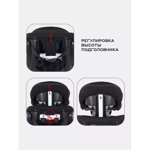 Автокресло Rant Nitro Plus isofix группа 0/1/2/3 (0-36 кг) Grey