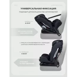 Автокресло Rant Basic Unity PRO группа 0+/1/2/3 (0-36 кг) Black