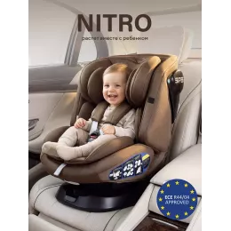 Автокресло Rant Nitro new isofix группа 0/1/2/3 (0-36 кг) Beige