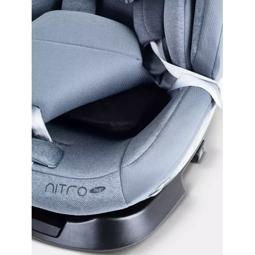 Автокресло Rant Nitro new isofix группа 0/1/2/3 (0-36 кг) Grey