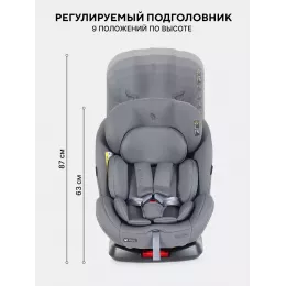 Автокресло Rant Basic Twist Next isofix группа 0+/1/2/3 (0-36 кг) Grey