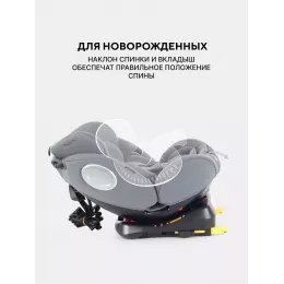 Автокресло Rant Basic Twist Next isofix группа 0+/1/2/3 (0-36 кг) Grey