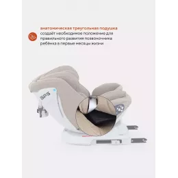 Автокресло Rant Nitro isofix 0/1/2/3 (0-36 кг) Beige